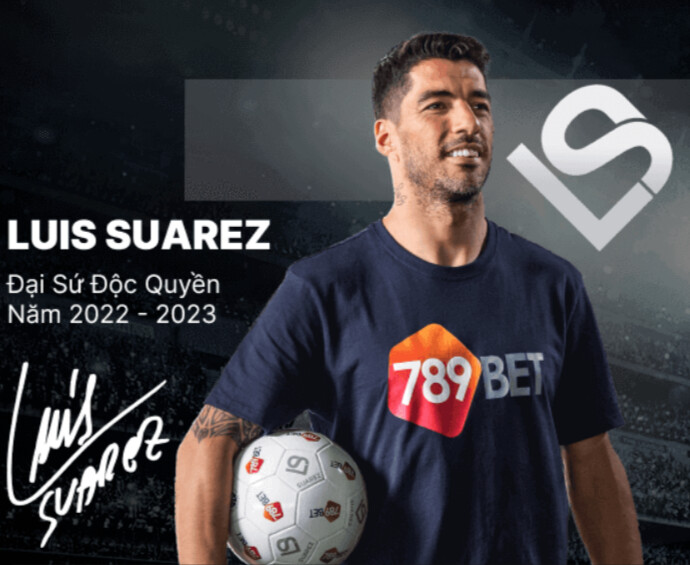 Luis Suarez - đại sứ thương hiệu 789bet
